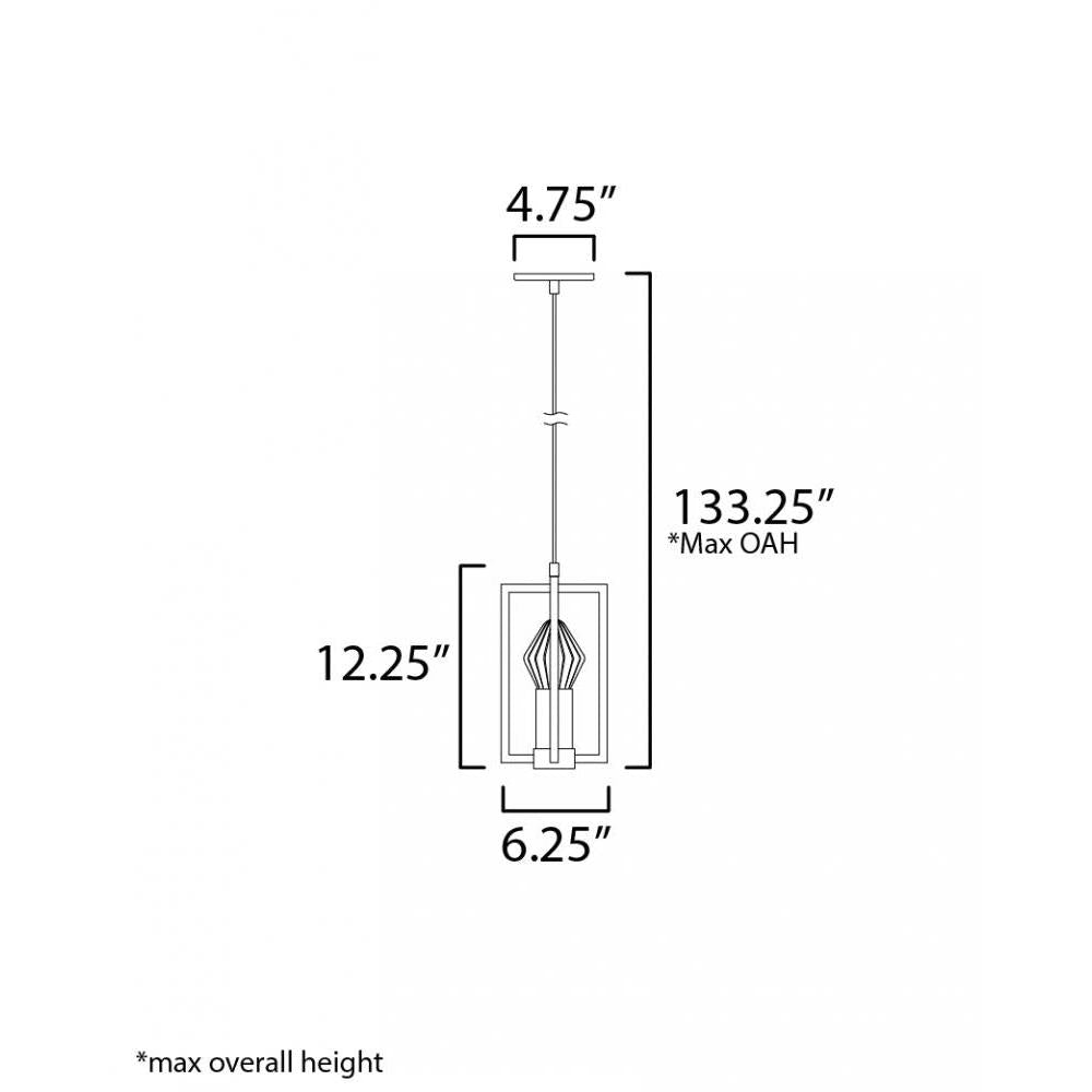 Studio M ZEPPELIN SM24841GM Mini Pendant Traditional - Gunmetal light