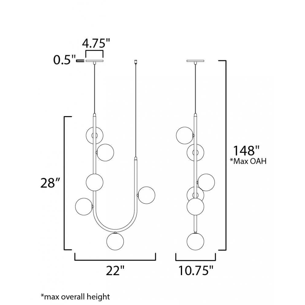 Studio M CONTOUR SM24906HR Pendant Traditional - Heritage light