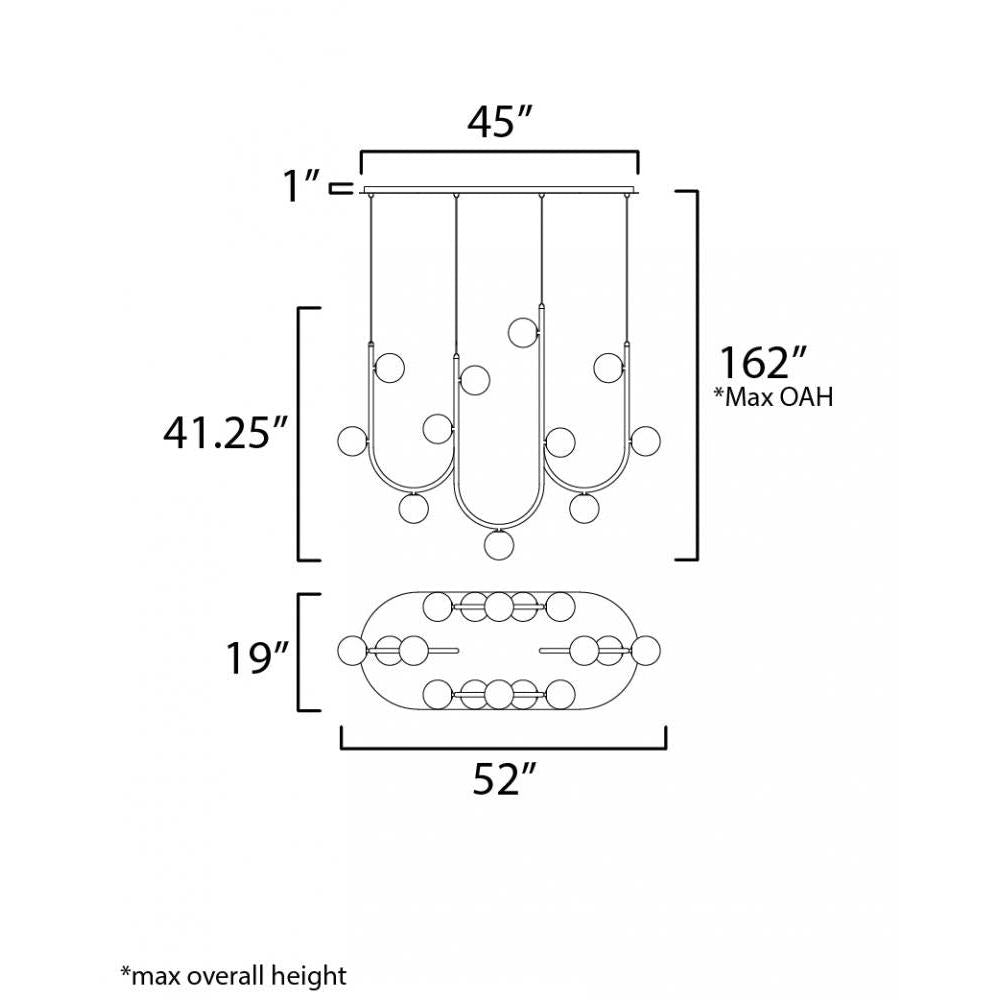 Studio M CONTOUR SM24916BBZ Pendant Traditional - Brushed Bronze