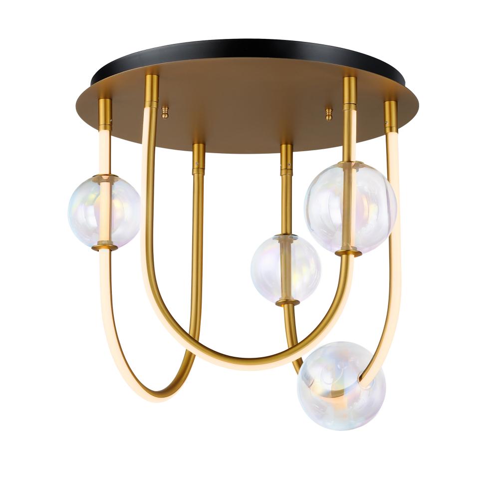 Studio M DREAMER SM24930IRNAB Flush Mount - Natural Aged Brass light