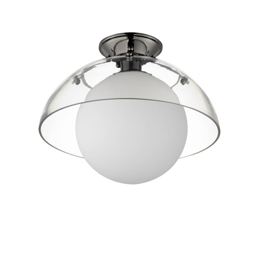 Studio M DOMAIN SM31009CLBC Semi Flush Mt Traditional - Black Chrome