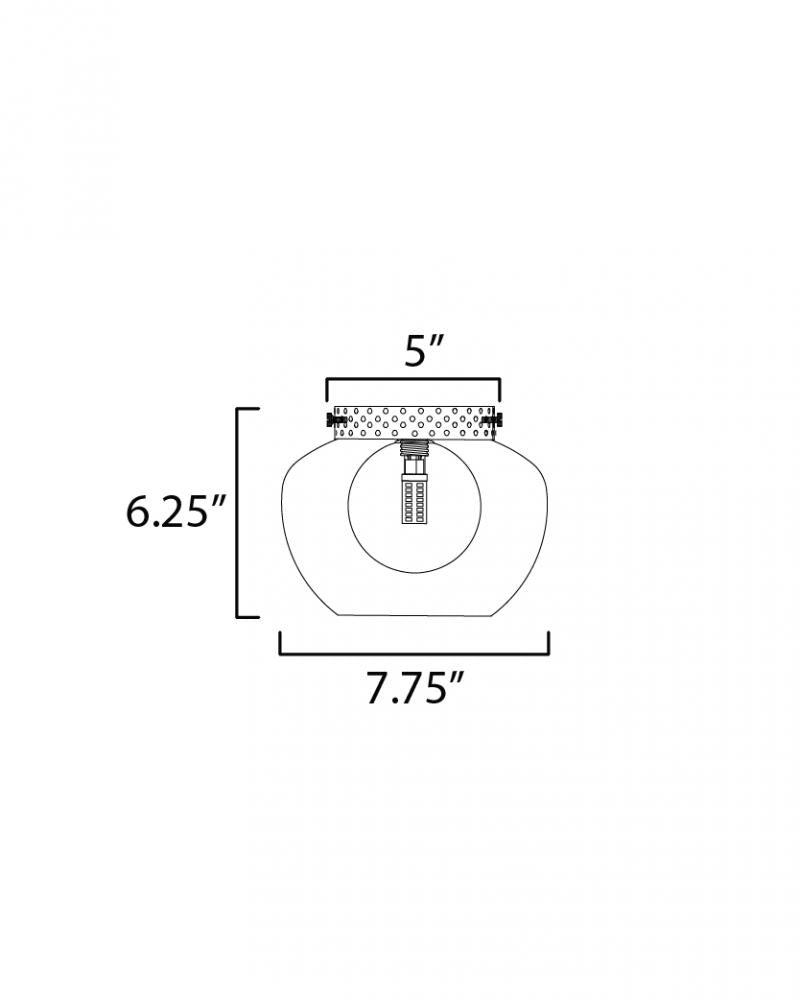 Studio M INCOGNITO SM31080CLPC Flush Mount Traditional - Polished Chrome