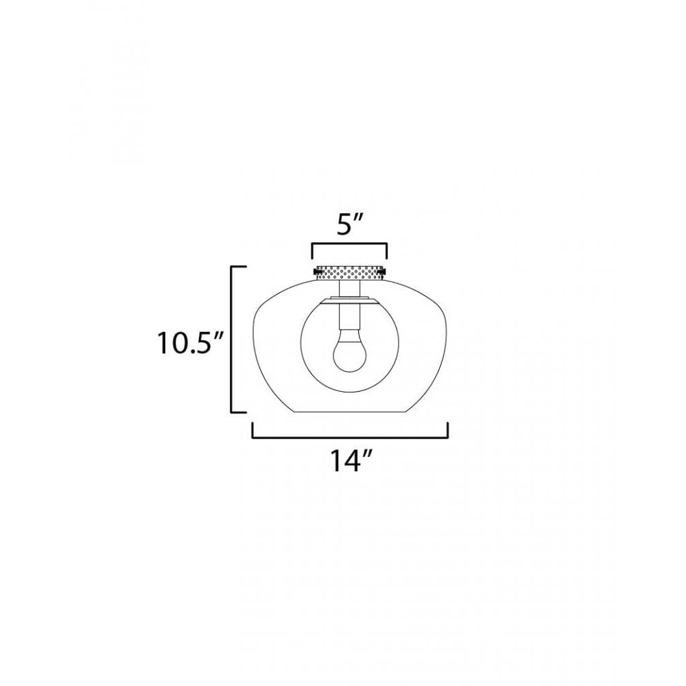 Studio M INCOGNITO SM31084CLPC Flush Mount Traditional - Polished Chrome light