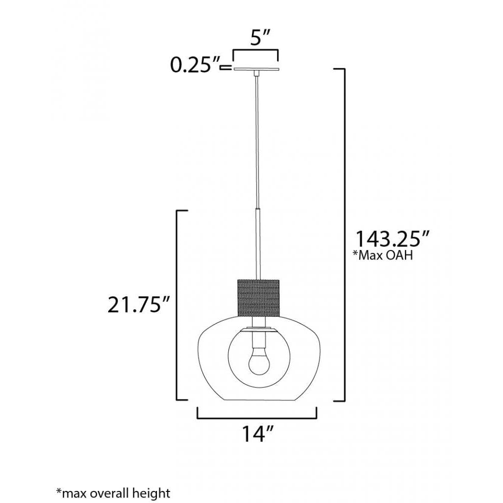 Studio M INCOGNITO SM31086FTHR Pendant Traditional - Heritage light