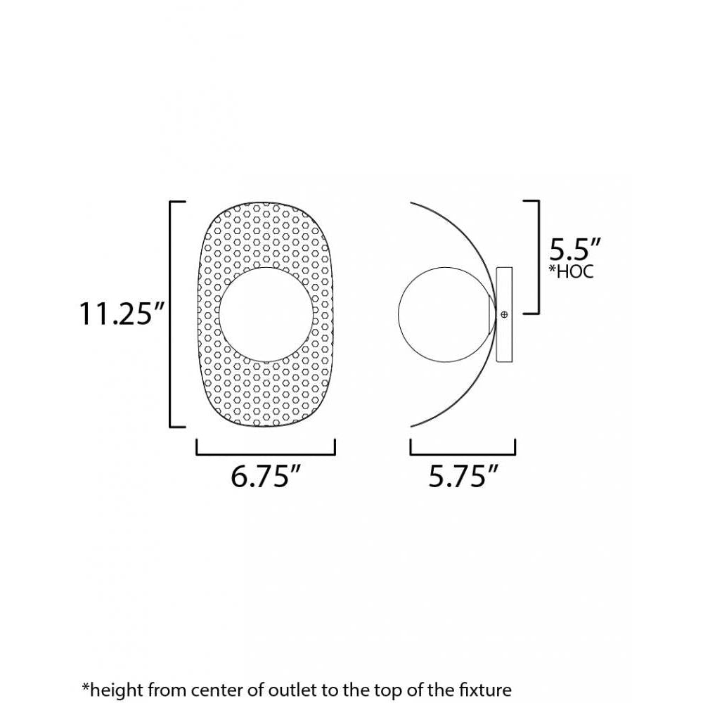 Studio M CHIPS SM32360SWMW Sconce Traditional - Matte White light