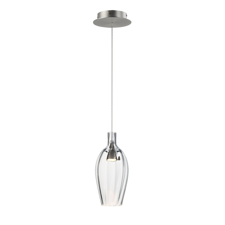 Studio M Ray Dance SM49312CL Single Pendant - Brushed Aluminum