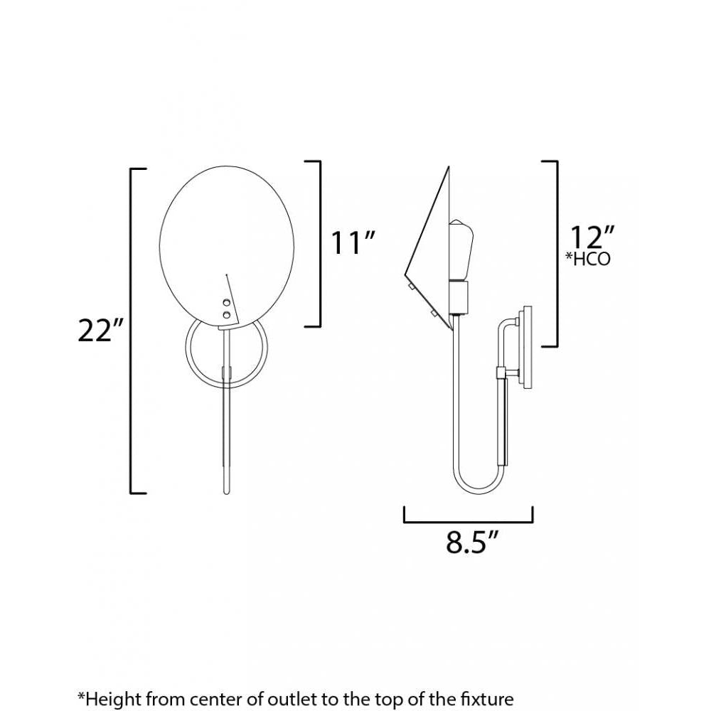 Studio M CAVALIER SM81800NAB Sconce Traditional - Natural Aged Brass light