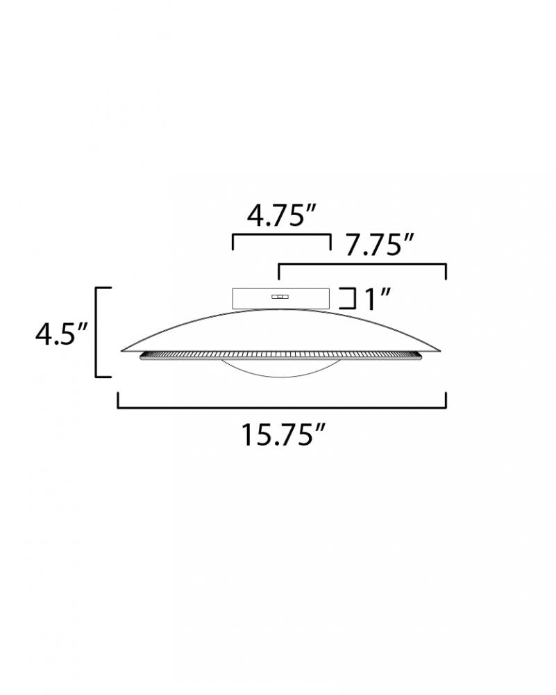 Studio M PRISMATIC SM81860CRNAB Flush Mount Traditional - Natural Aged Brass