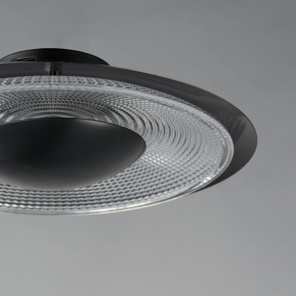 Studio M PRISMATIC SM81860CRBK Flush Mount - Black light