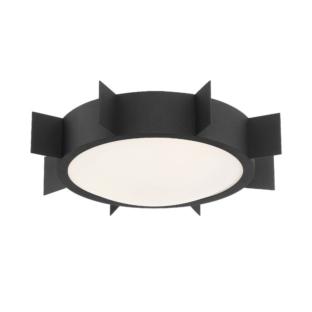 Crystorama SOLAS SOL-A3103-BF Flush Mount Modern - Black Forged