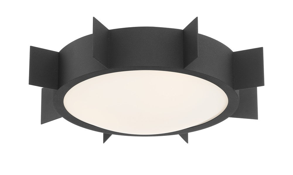 Crystorama SOLAS SOL-A3103-BF Flush Mount Modern - Black Forged