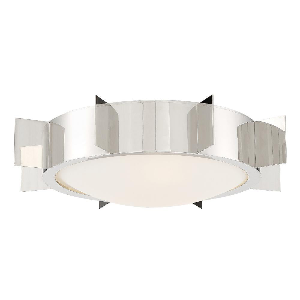 Crystorama SOLAS SOL-A3103-PN Flush Mount Modern - Polished Nickel