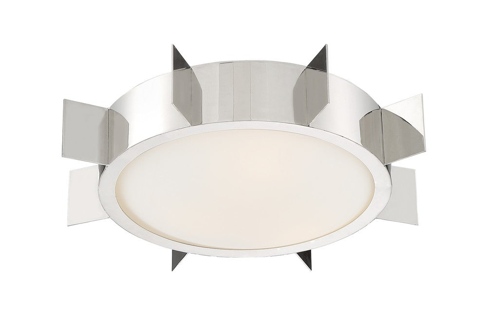 Crystorama SOLAS SOL-A3103-PN Flush Mount Modern - Polished Nickel