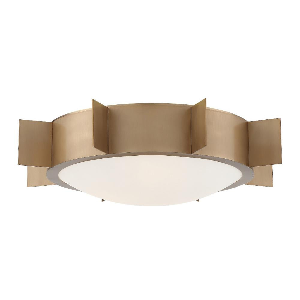 Crystorama SOLAS SOL-A3103-VG Flush Mount Modern - Vibrant Gold