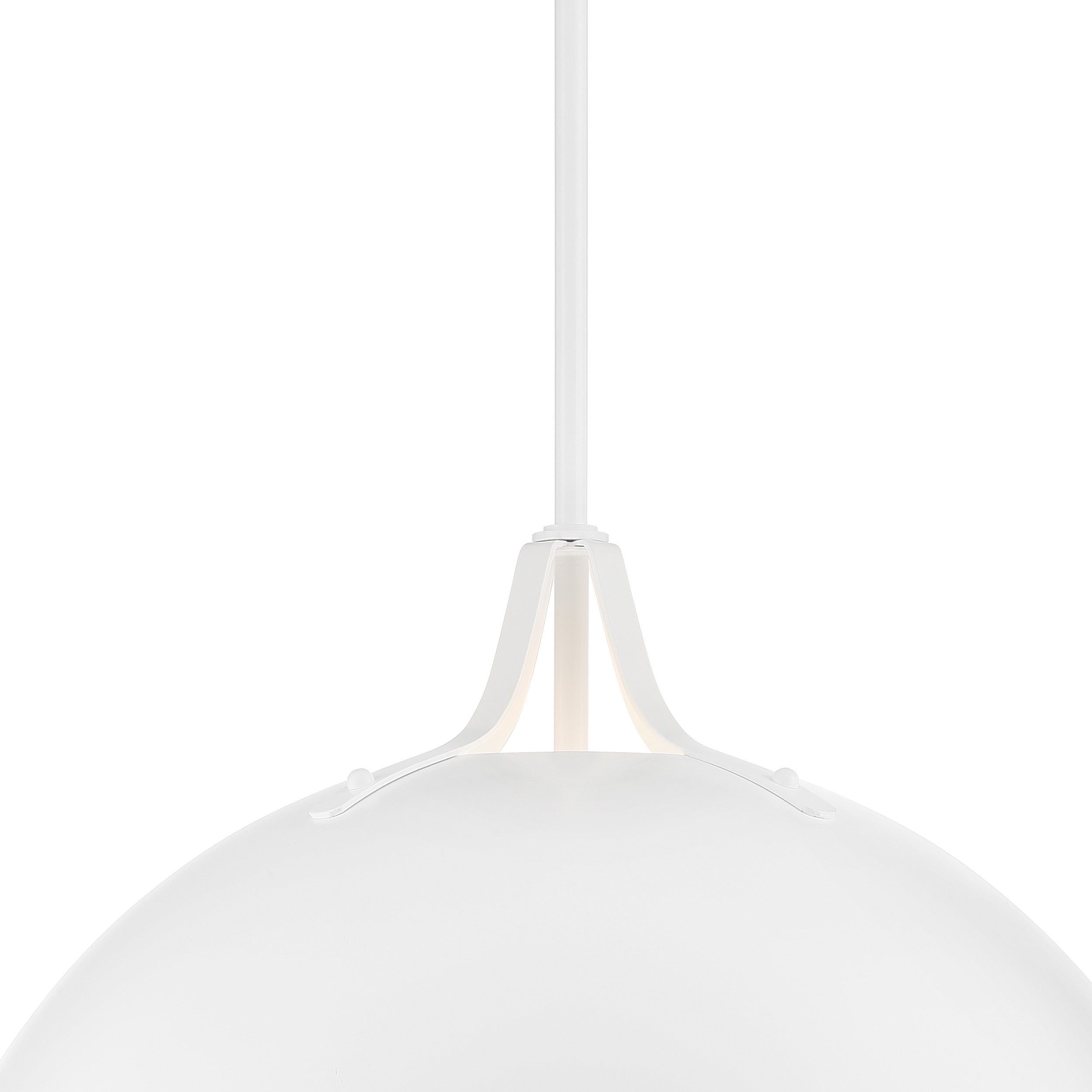 Crystorama Soto SOT-18017-WH – 23.5 Inch – 3 Light – Pendant Light – White – Damp Rated