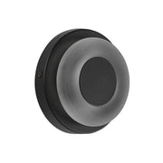 Kuzco Stephord 4-in Wall Sconce - WS97204-BKFR - Metallic Black, Frosted Glass