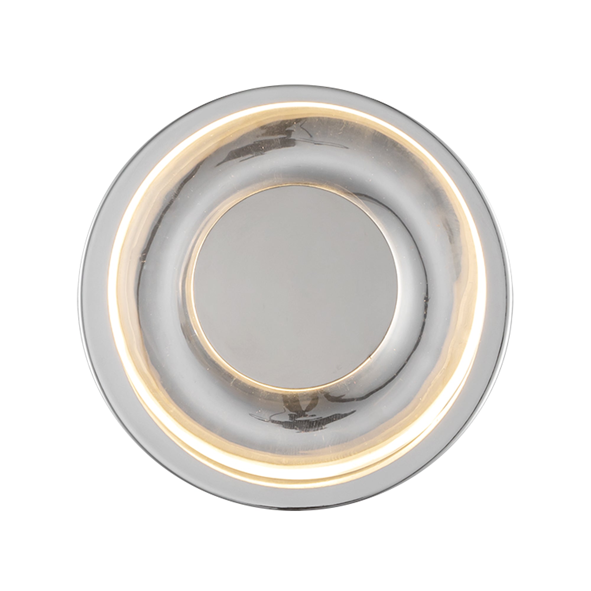 Stephord 4-in Chrome/Clear Glass LED Wall Sconce