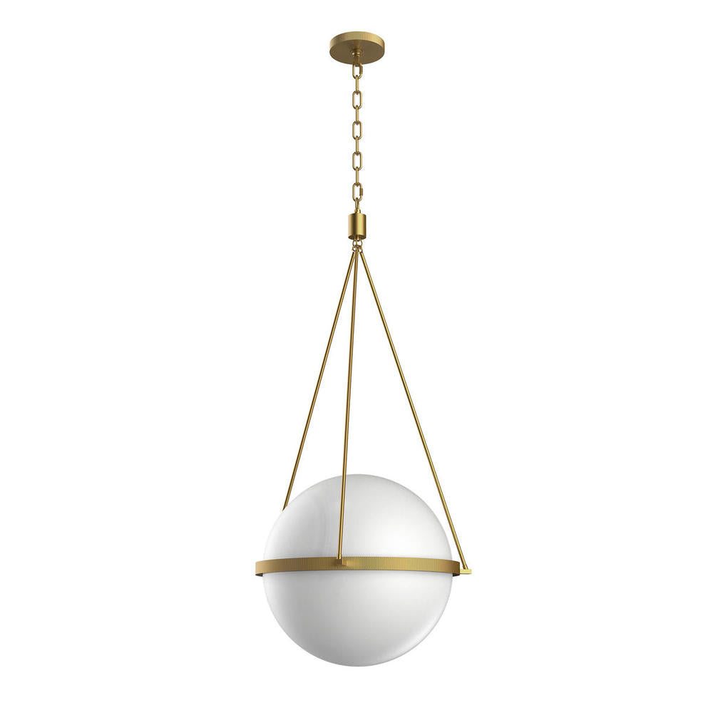 Alora Lighting SUTTER PD351317VBOP Pendant Traditional - Vintage Brass