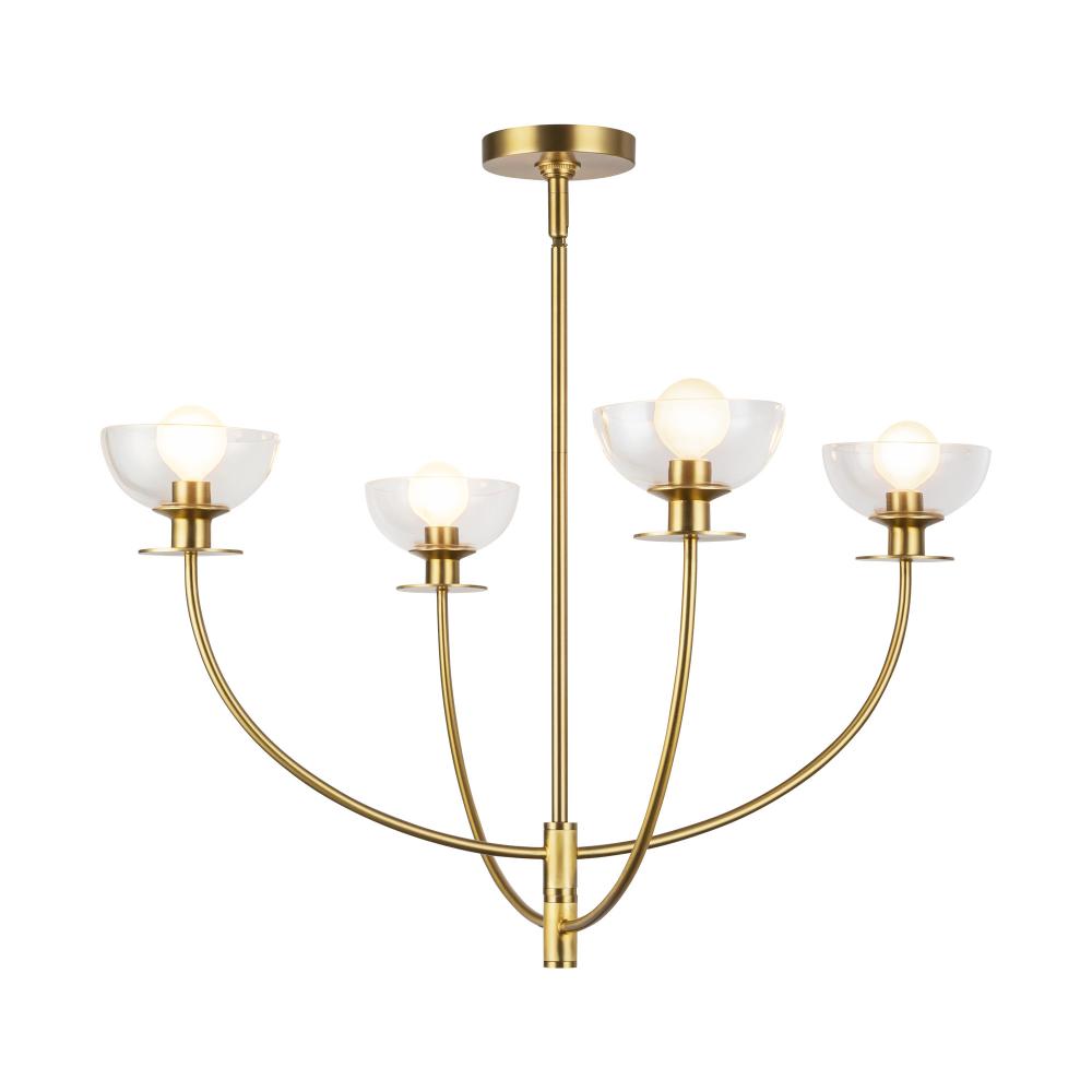 Alora Lighting SYLVIA CH515226BGCL Chandelier - Brushed Gold