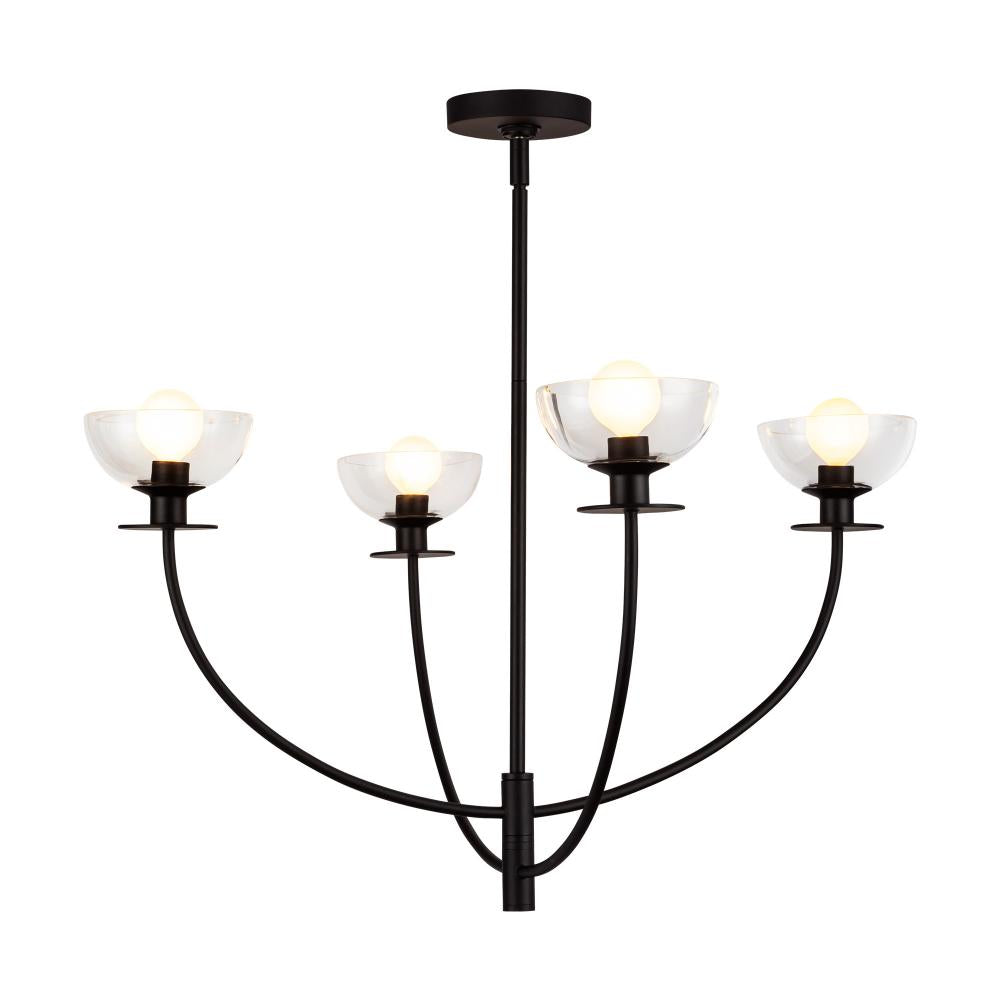 Alora Lighting SYLVIA CH515226MBCL Chandelier - Matte Black