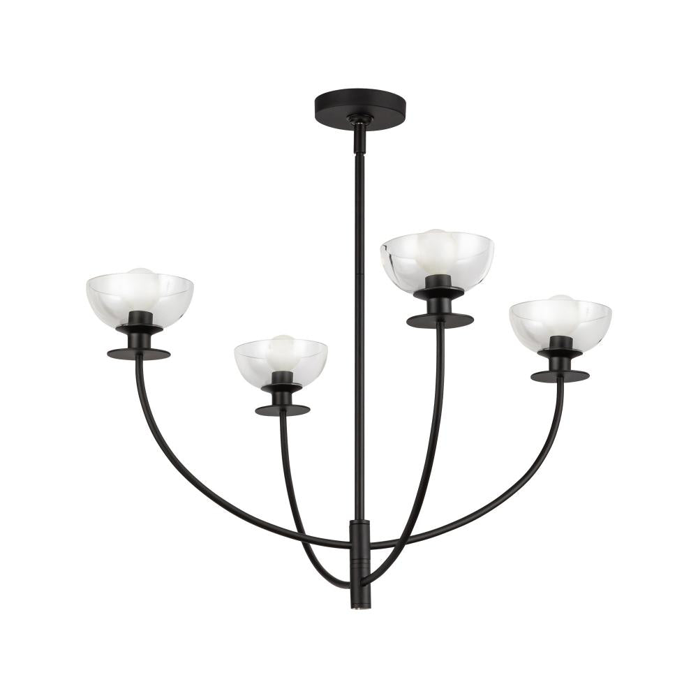 Alora Lighting SYLVIA CH515226MBCL Chandelier - Matte Black