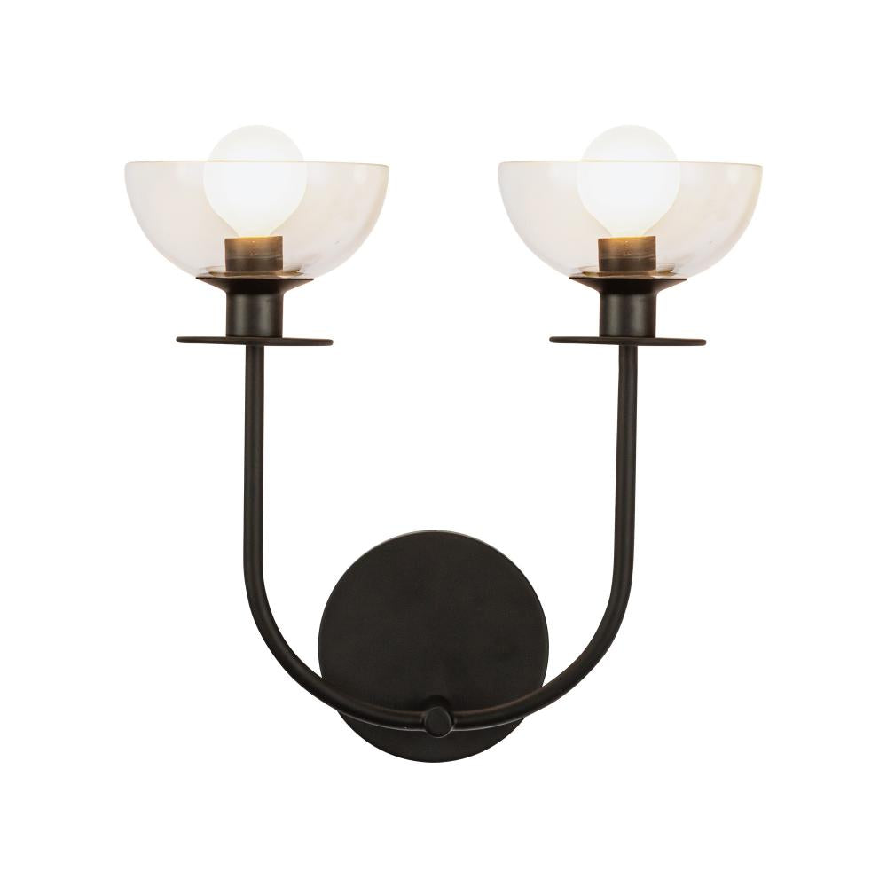 Alora Lighting SYLVIA WV515212MBCL Bathroom Fixture - Matte Black