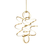 Synergy 41-in Antique Brass LED Chandeliers