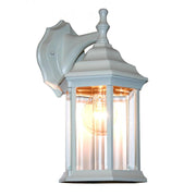 1 Light Outdoor Wall Light-Clear Beveled