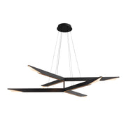 Tachi 42-in Urban Bronze LED Chandelier