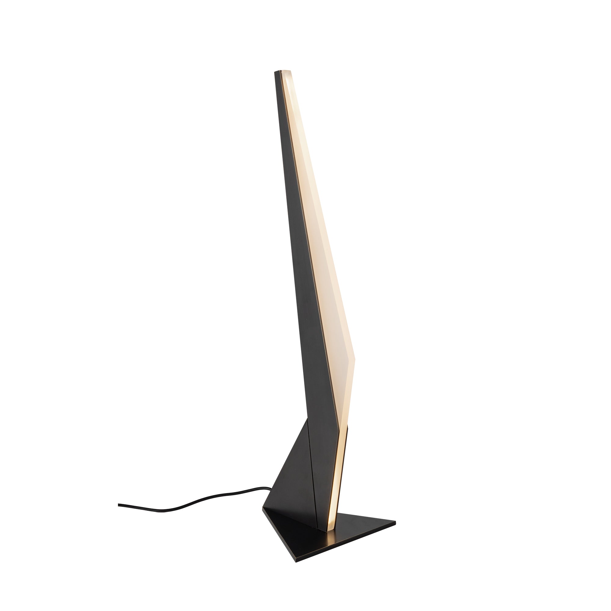 Tachi 6-in Urban Bronze LED Table Lamp