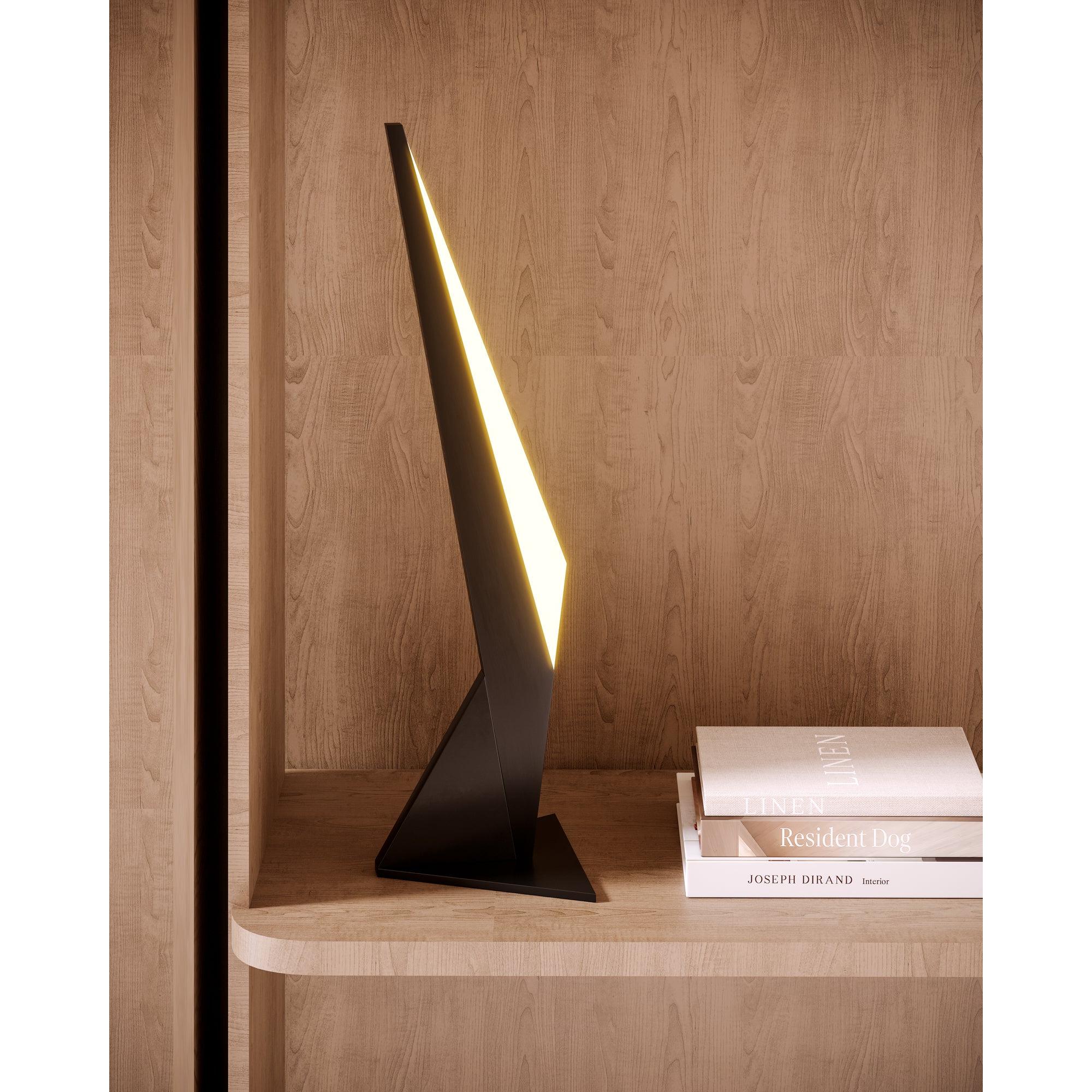 Tachi 6-in Urban Bronze LED Table Lamp