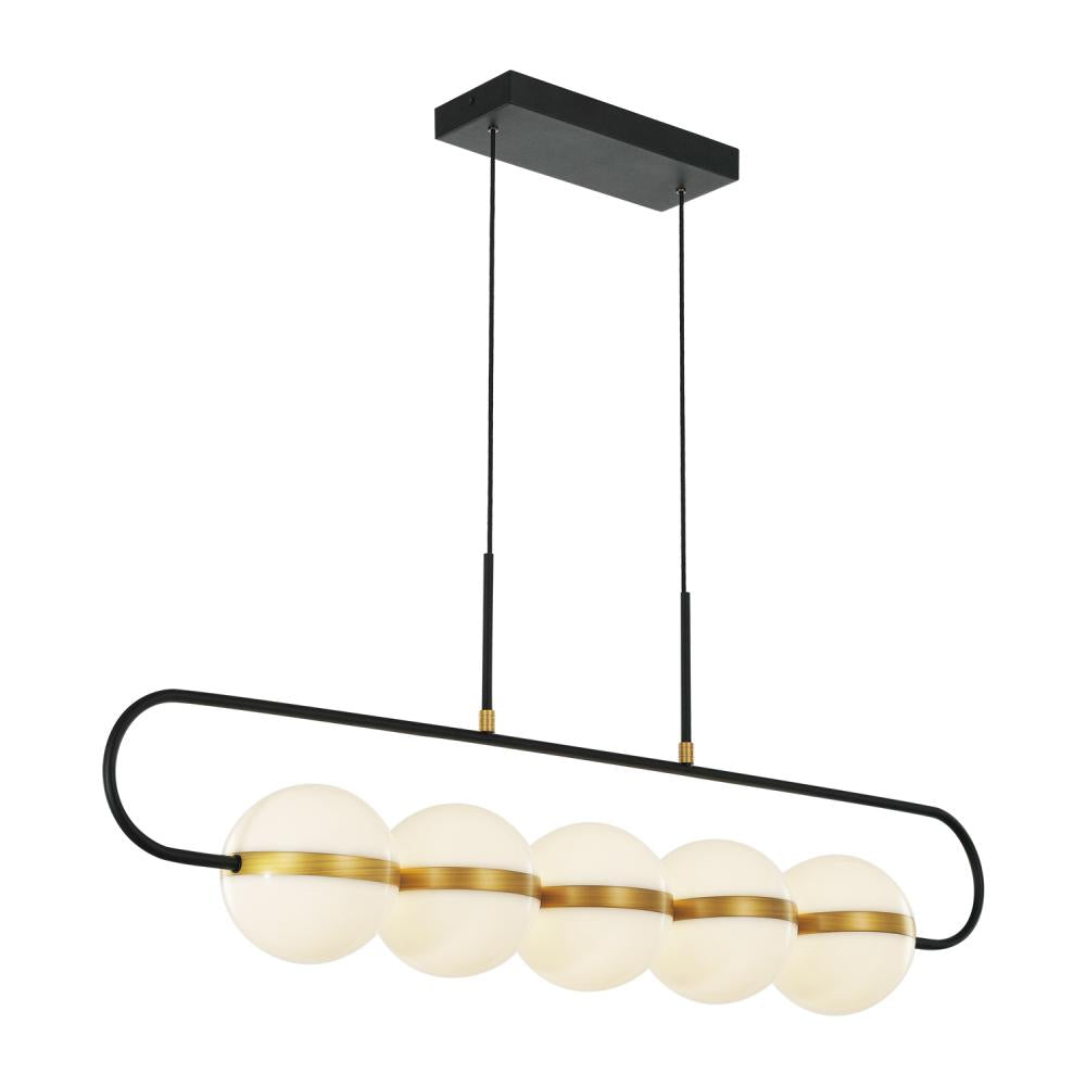 Alora Lighting TAGLIATO LP302005MBBG Pendant - Matte Black Brushed Gold