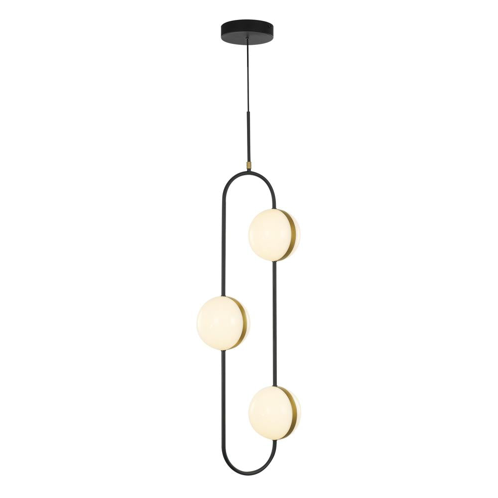 Alora Lighting TAGLIATO PD302003MBBG Pendant - Matte Black Brushed Gold