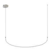 Talis 48-in Brushed Nickel LED Linear Pendant