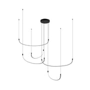 Talis 70-in Black LED Multi Pendant