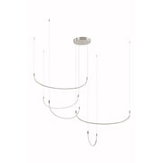 Talis 70-in Brushed Nickel LED Multi Pendant