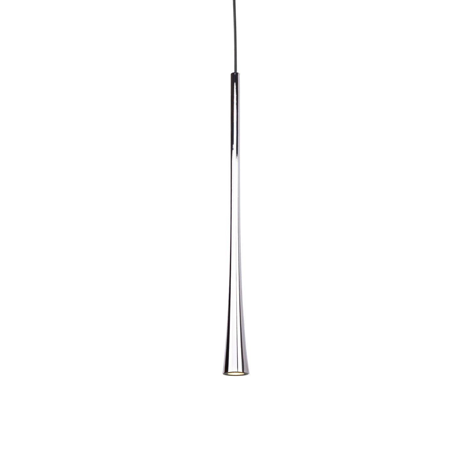 Taper 16-in Chrome LED Pendant