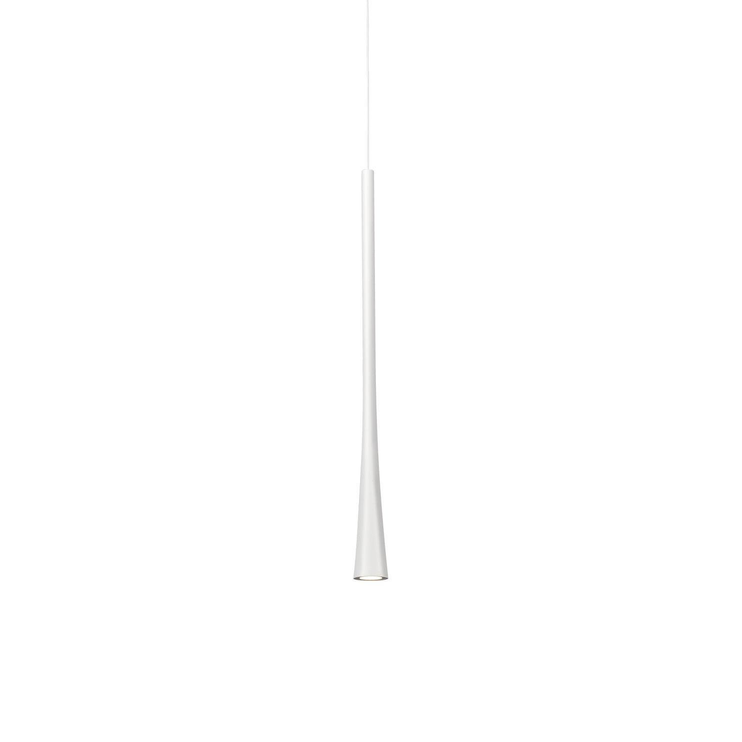 Taper 16-in White LED Pendant