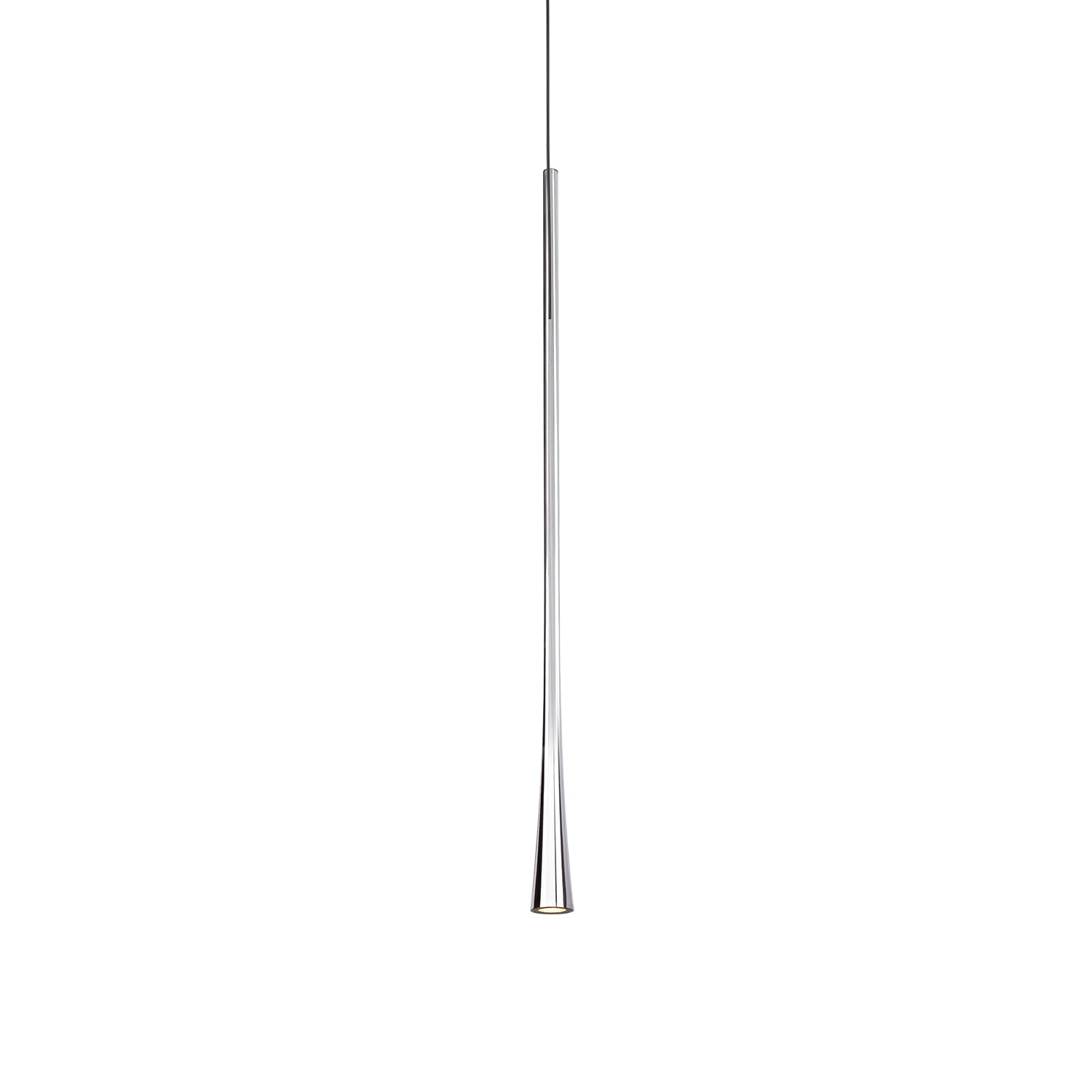 Taper 24-in Chrome LED Pendant