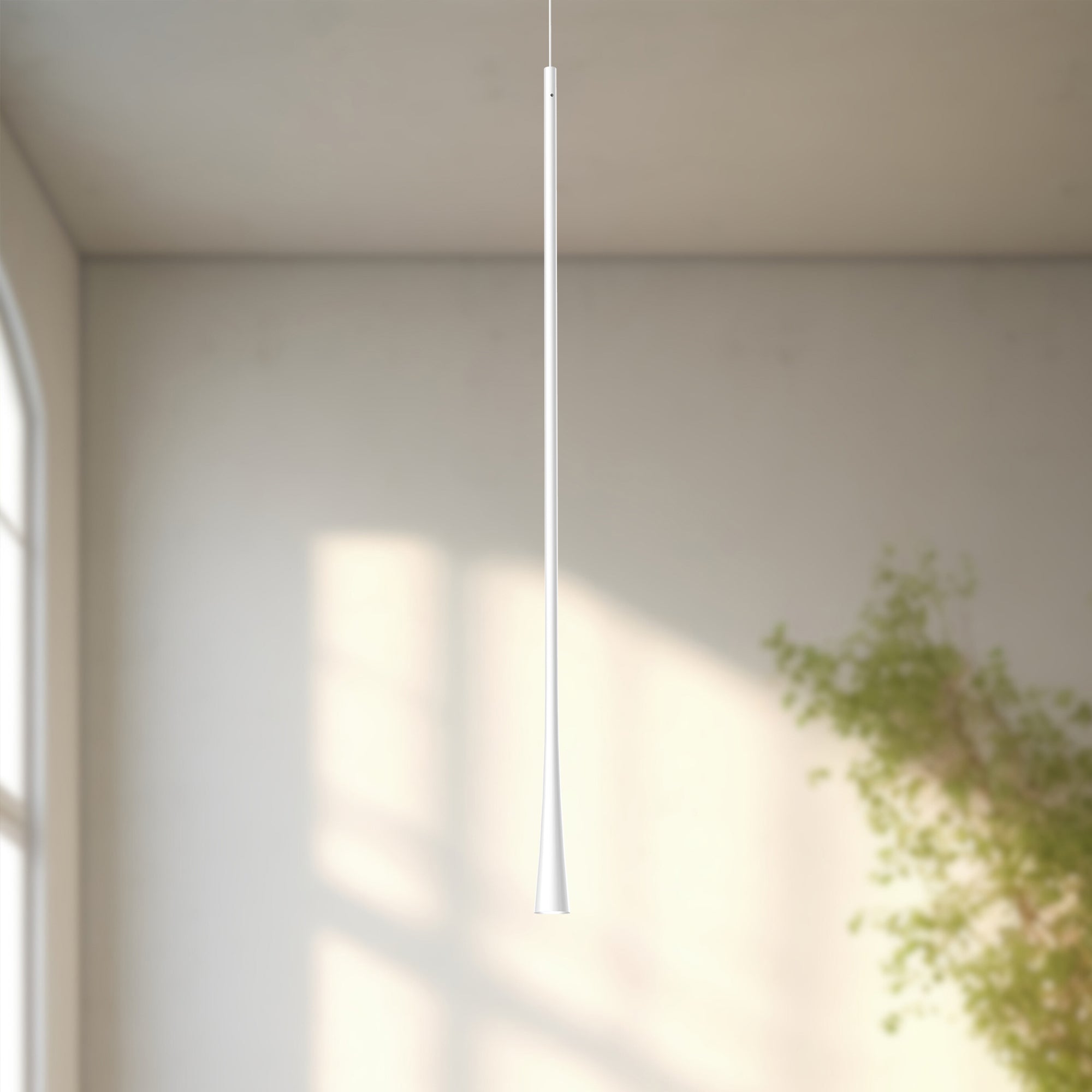 Taper 32-in White LED Pendant