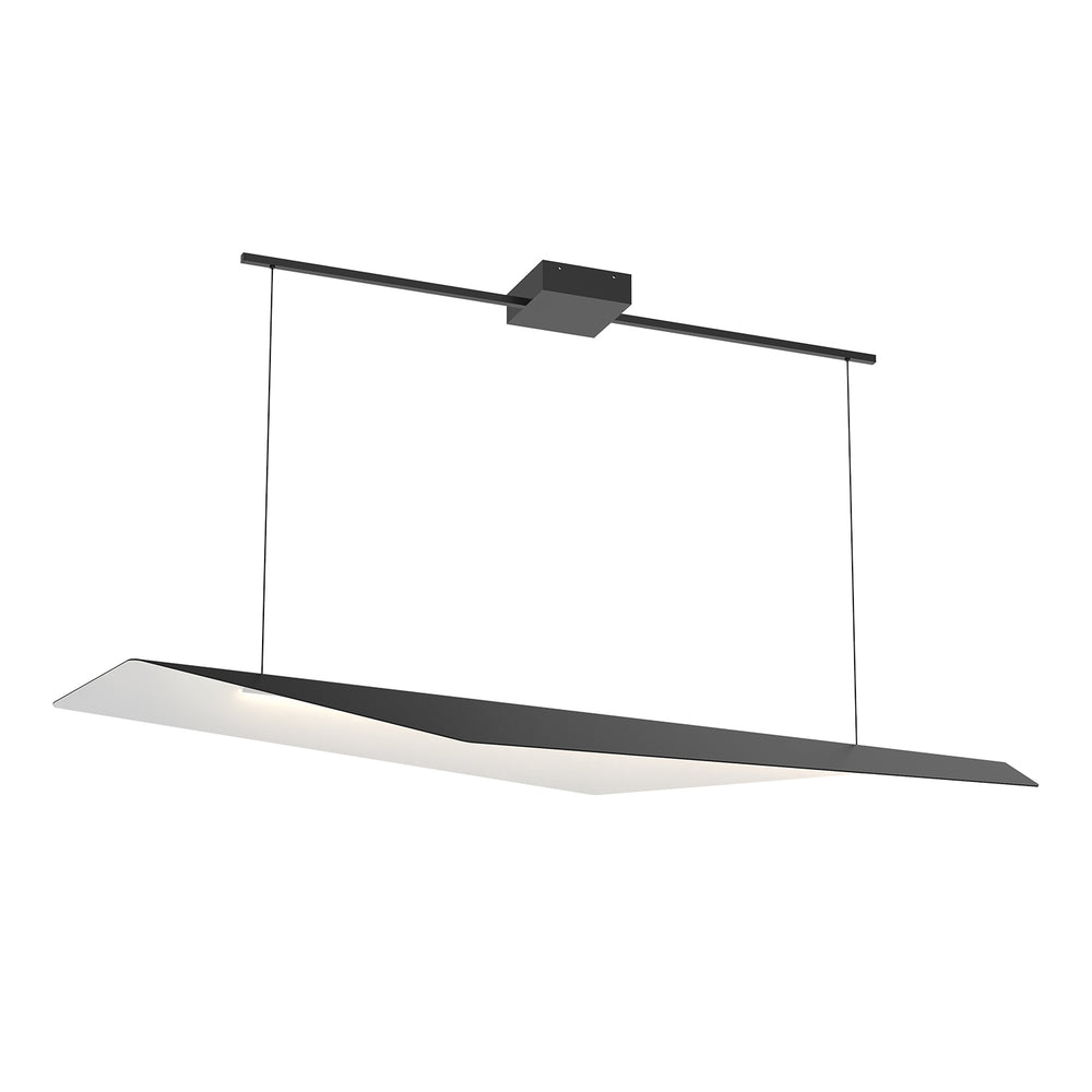 Kuzco Taro LP70548-BK/WH LED Linear Pendant, Black/White