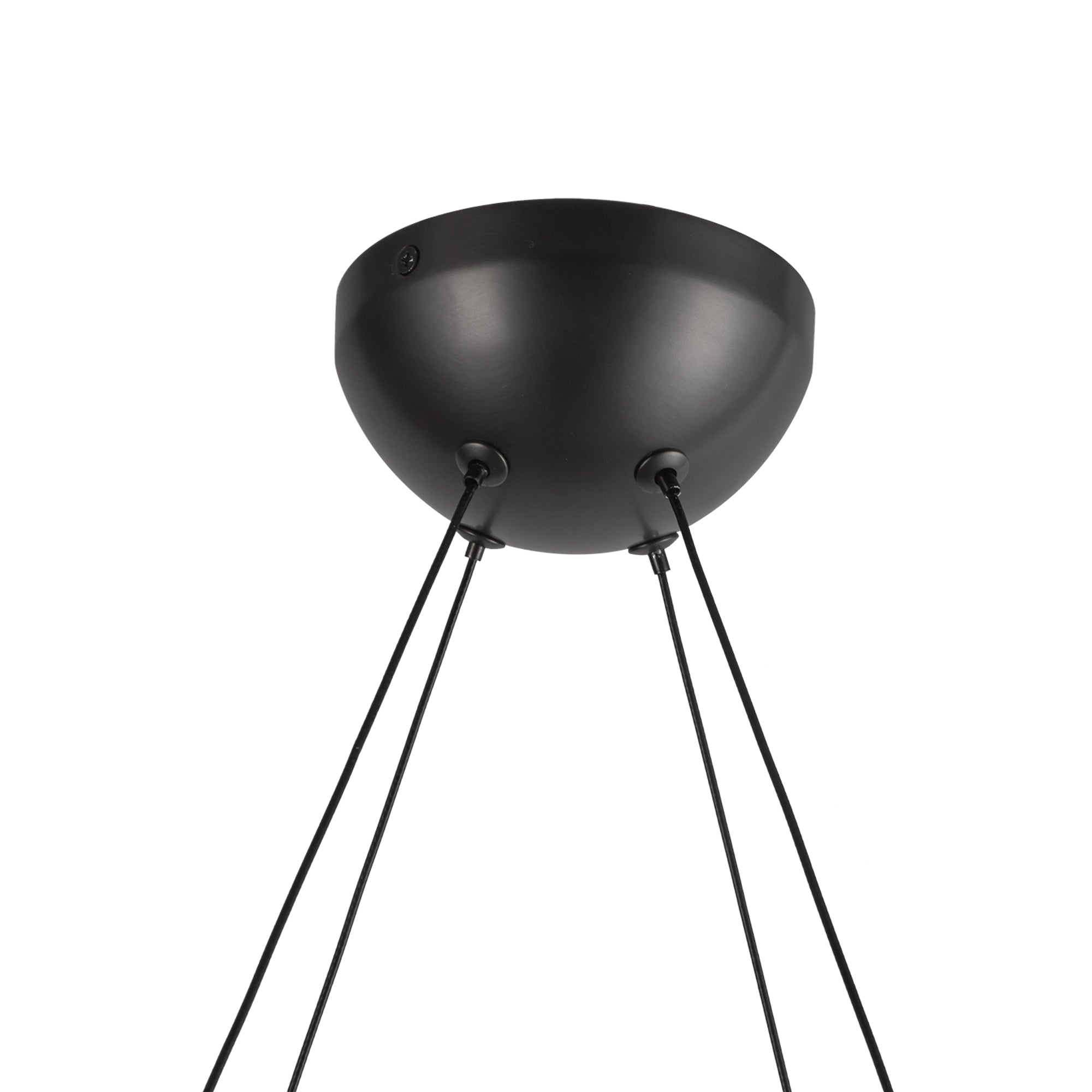 Taurus 22-in Urban Bronze/Clear Ribbed Glass LED Chandelier