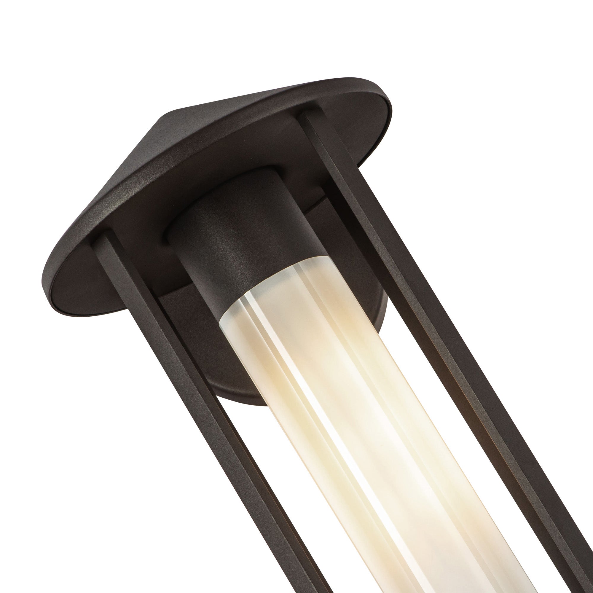 Tenko 12-in Bronze/Glossy Opal Glass 1 Light Exterior Wall