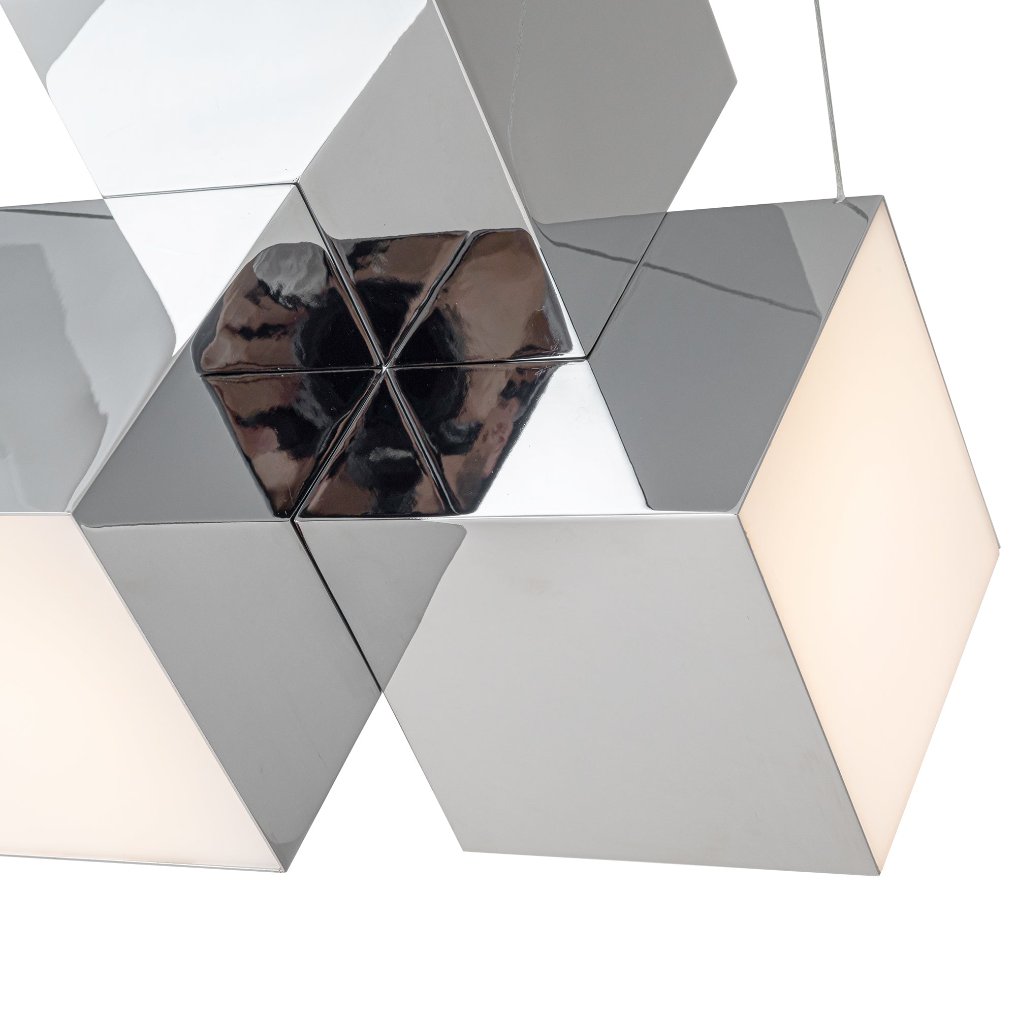 Tetra 11-in Chrome LED Pendant