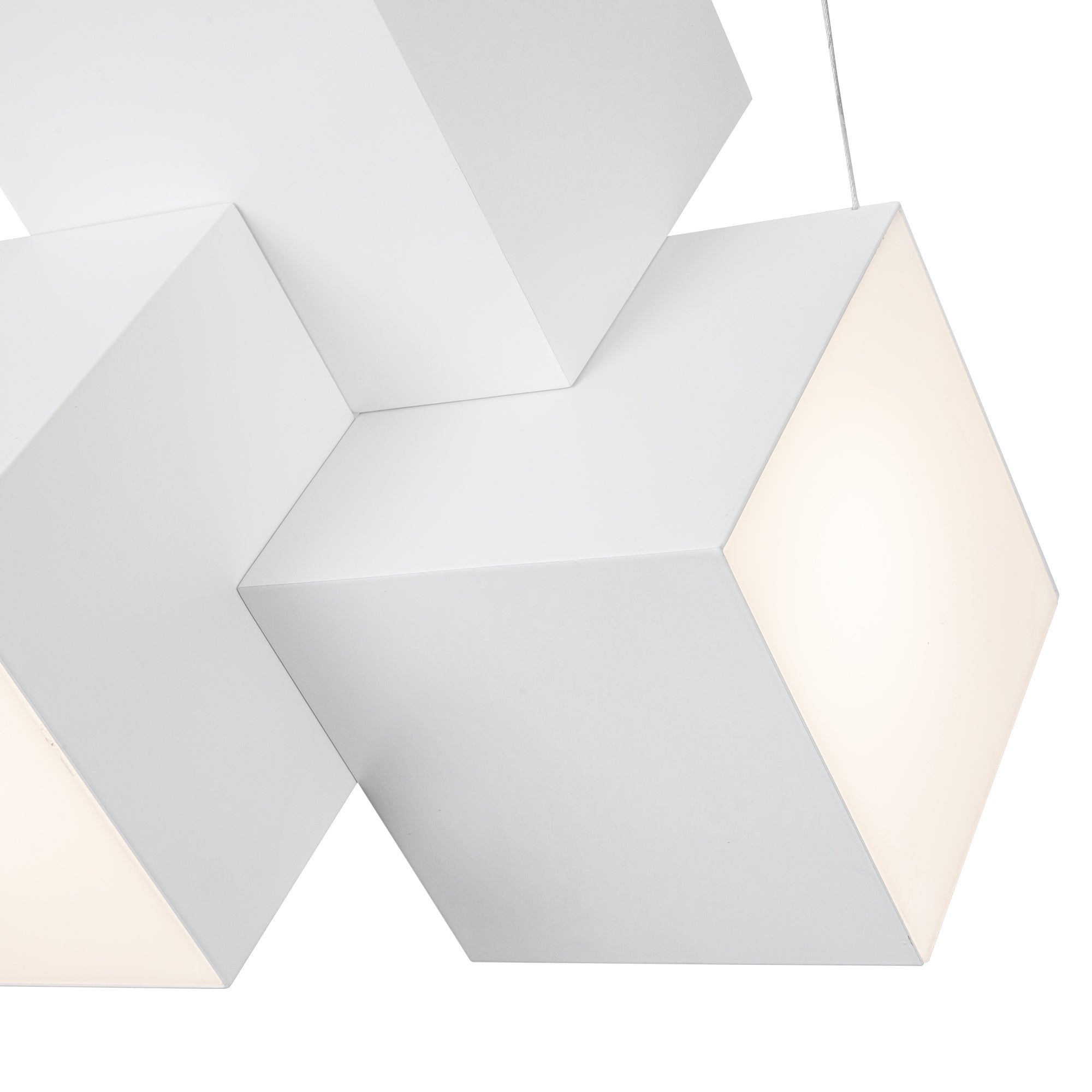 Tetra 16-in White LED Pendant