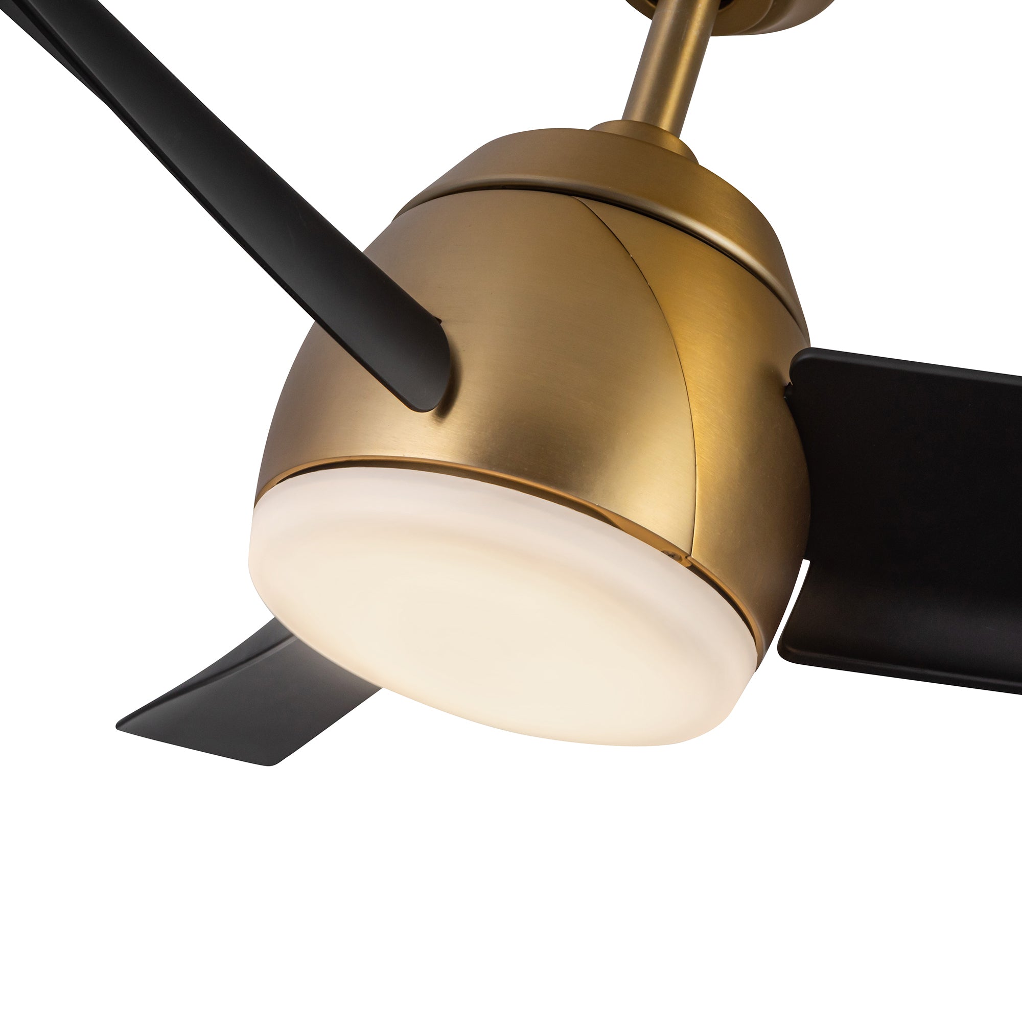 Thalia 54-in Brushed Gold/Matte Black LED Ceiling Fan