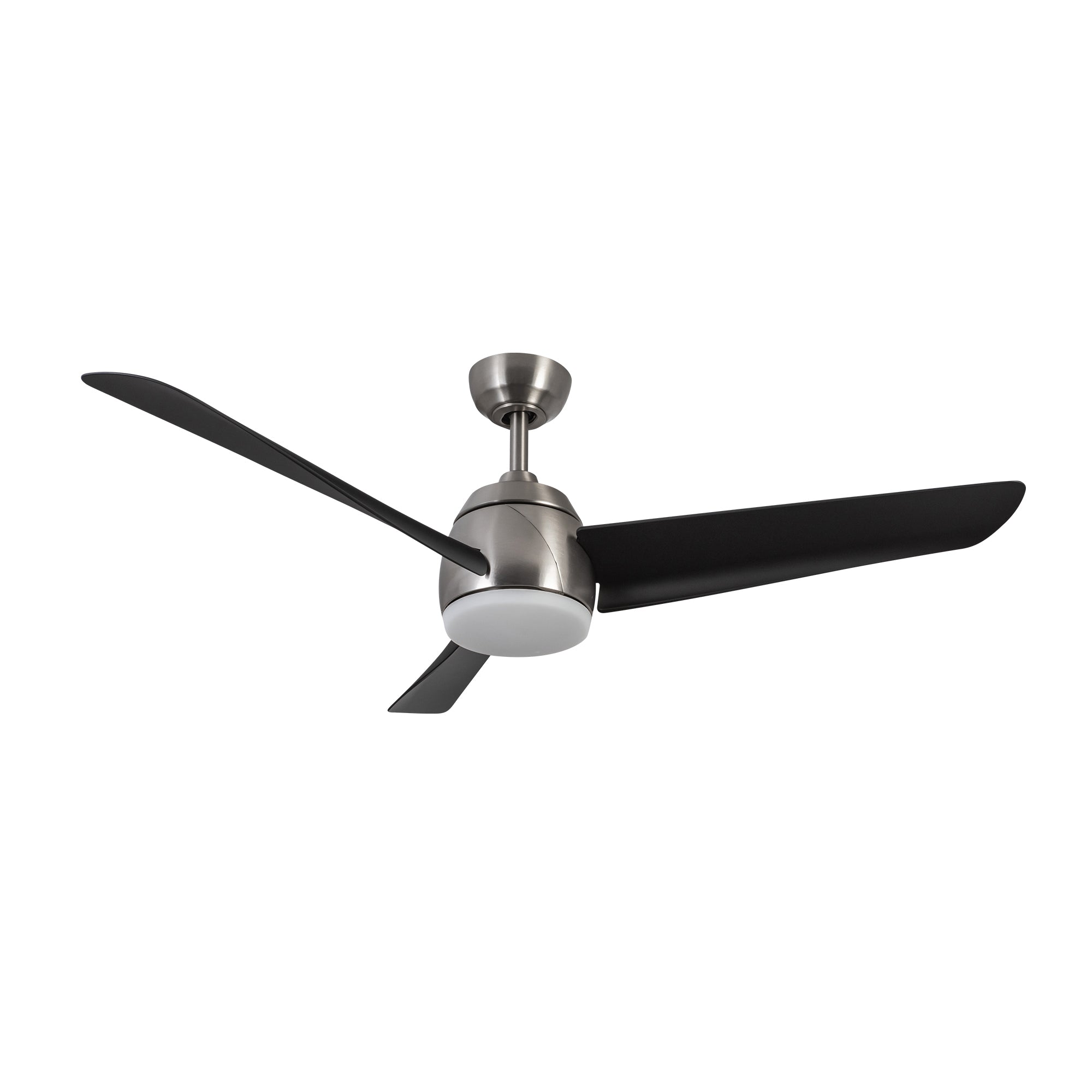 Thalia 54-in Brushed Nickel/Matte Black LED Ceiling Fan