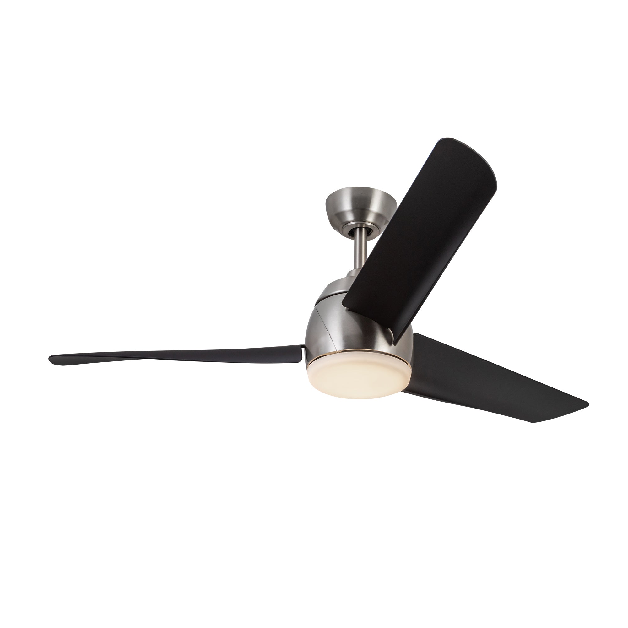 Thalia 54-in Brushed Nickel/Matte Black LED Ceiling Fan