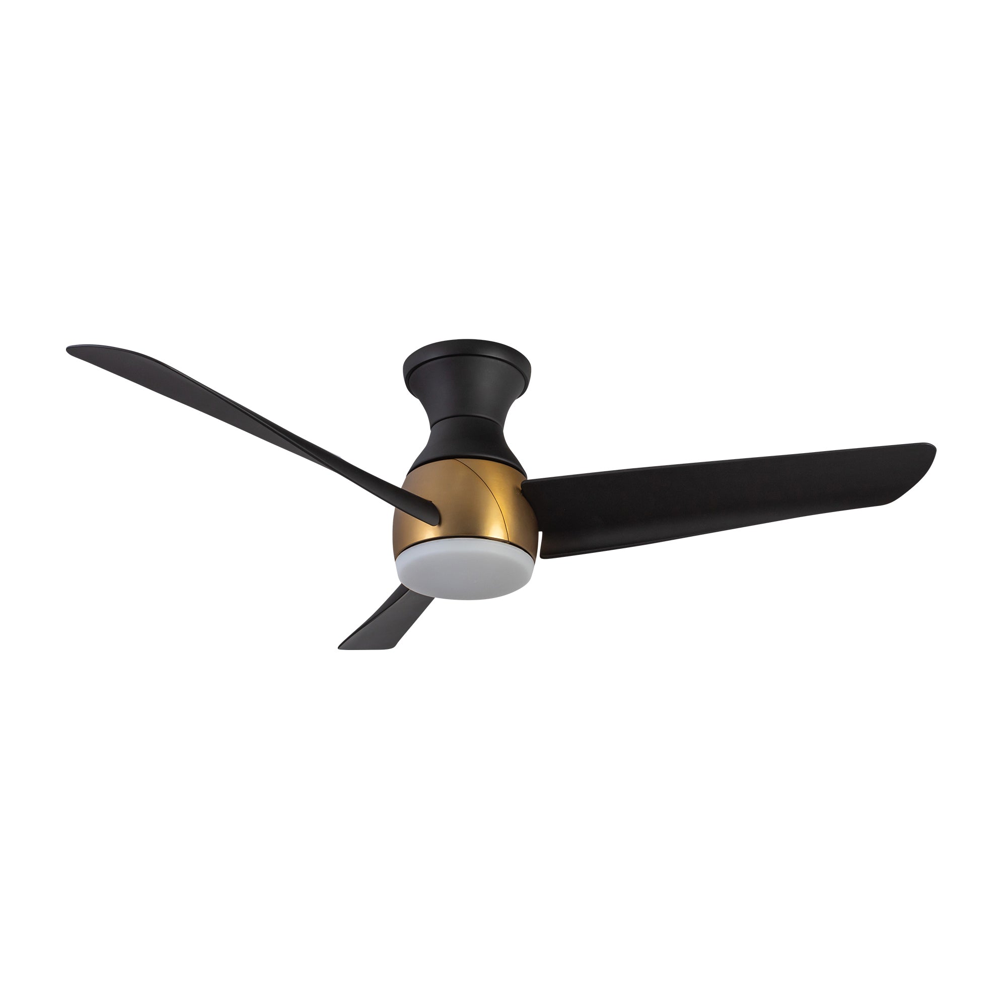 Thalia 54-in Brushed Gold/Matte Black LED Hugger Fan