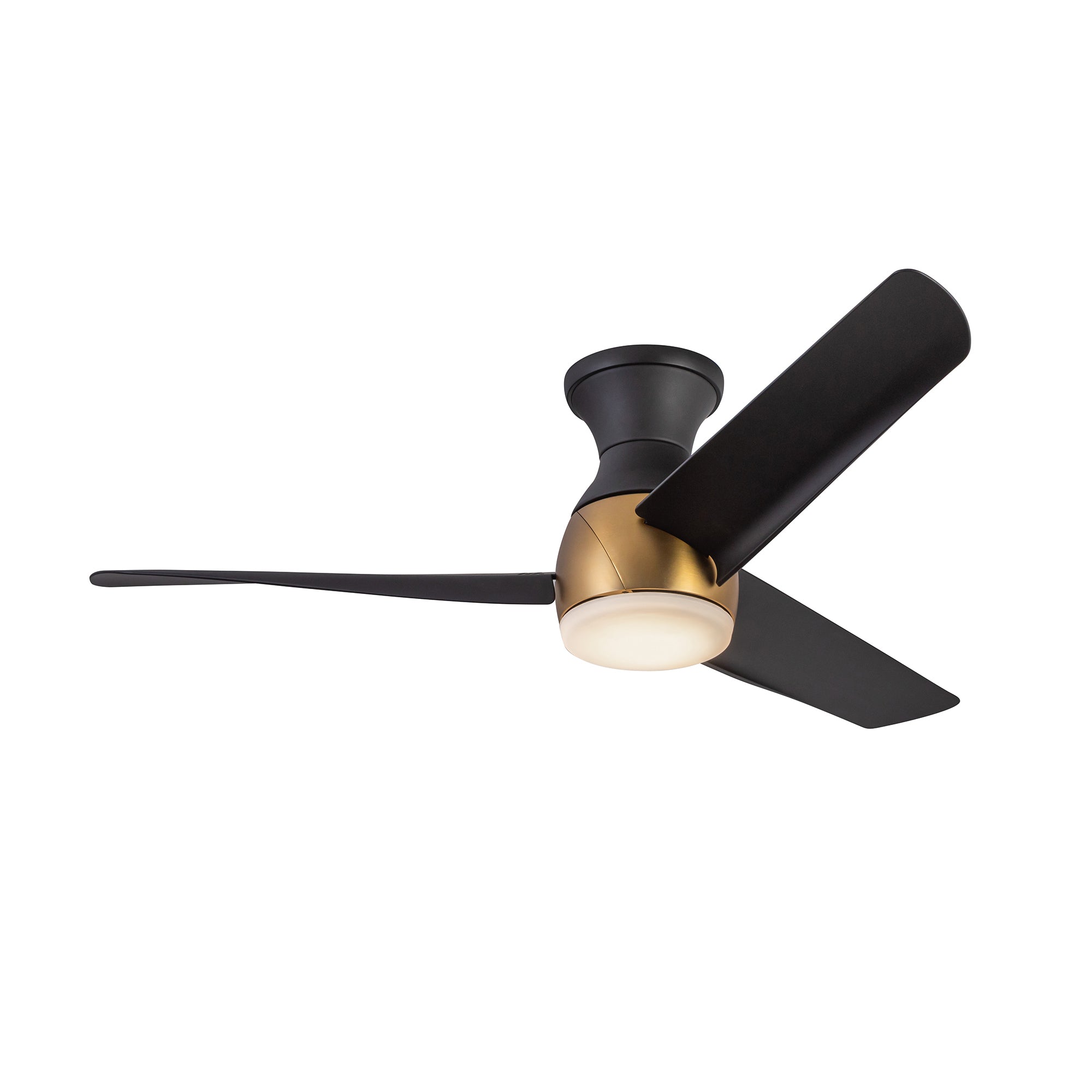 Thalia 54-in Brushed Gold/Matte Black LED Hugger Fan